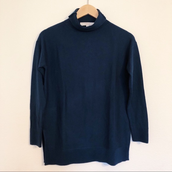 NWT Loft Petite Relaxed Turtleneck Tunic - Picture 4 of 5